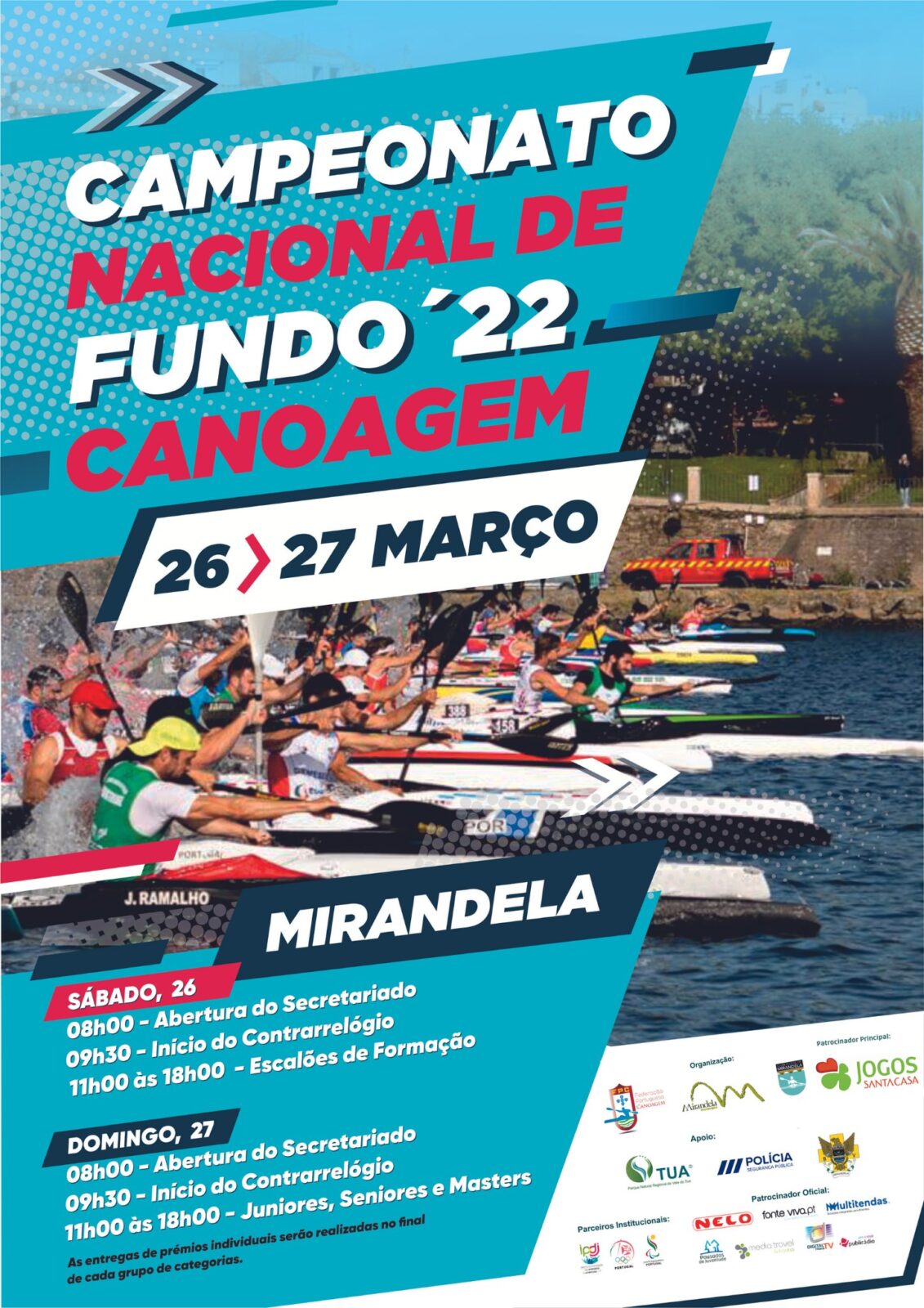 PNRVT apoia Campeonato Nacional de Canoagem que decorre a 26 e 27 de março em Mirandela