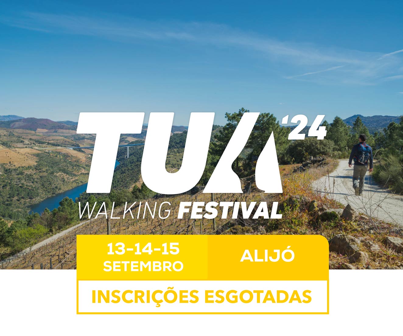 tua walking festival 24 alijó inscrições esgotadas